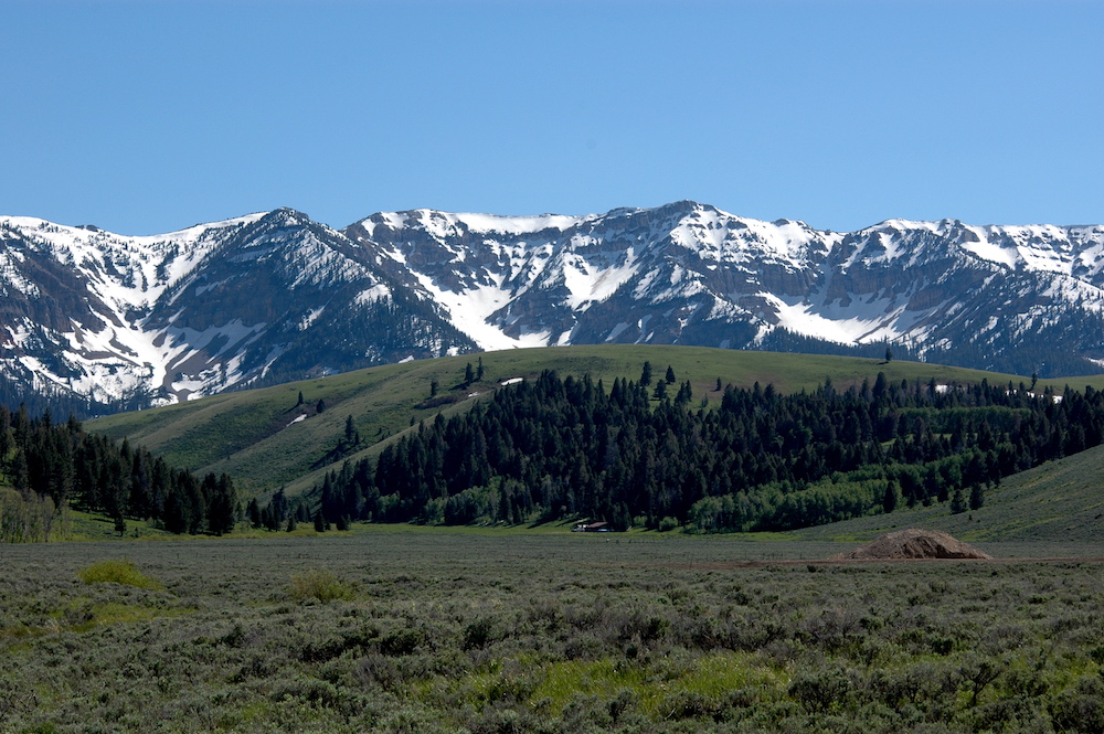 view of mountain range by the Taft Nicholson Center